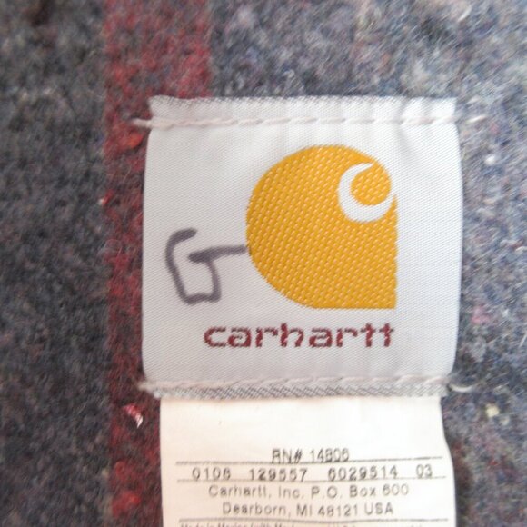 Carhartt VTG Blanket-Lined Firm Duck Detroit Jackets Medium Size 40R J01 Black - Picture 4 of 12